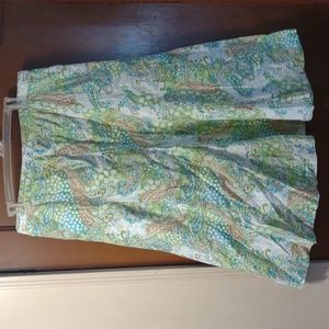 Koret vintage MIDI Paisley Western skirt lined 90s Y2K patchwork texture Western